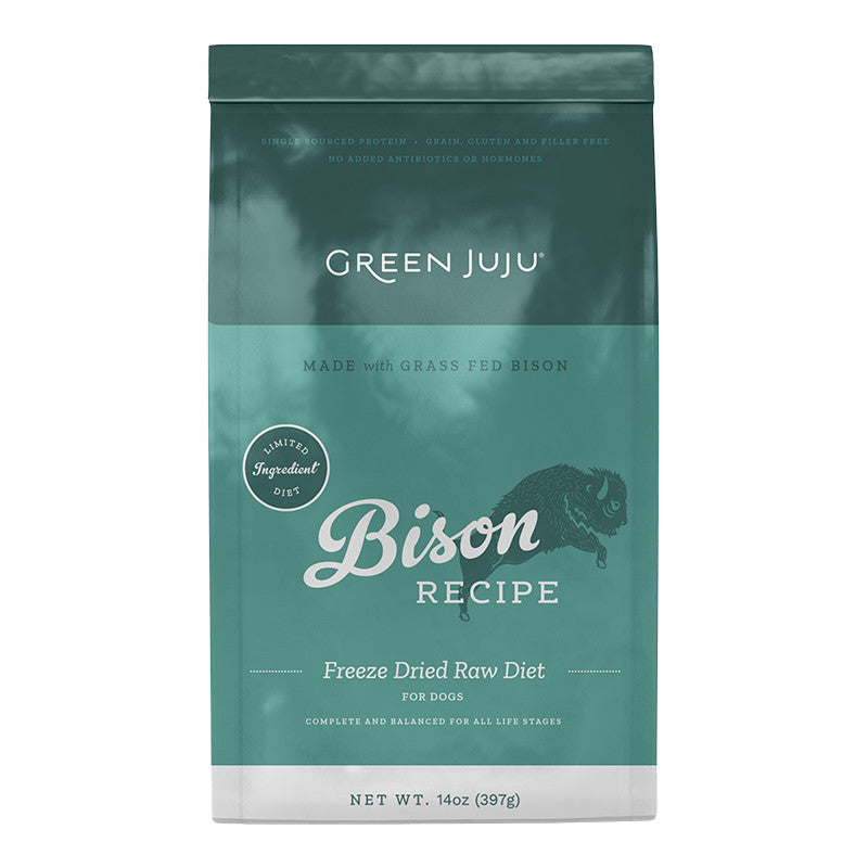 Green JuJu Freeze Dried Bison 14oz