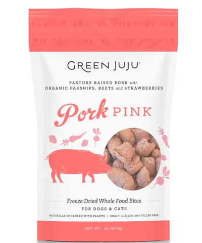 Green Juju Pink Pork Treats 3oz