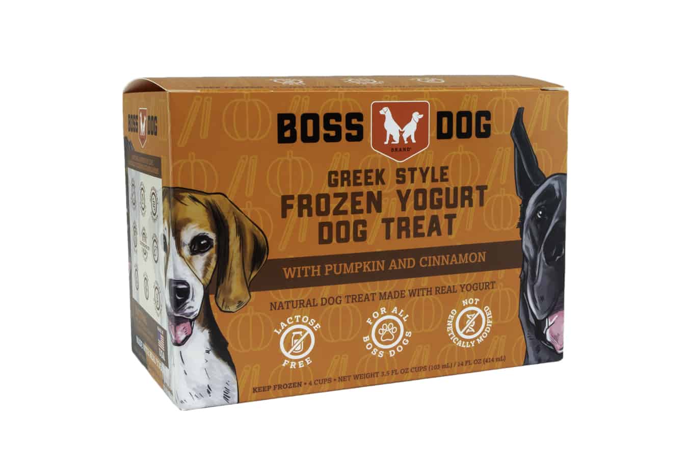 Boss Dog Yogurt 4pk. Pumpkin Cinnamon