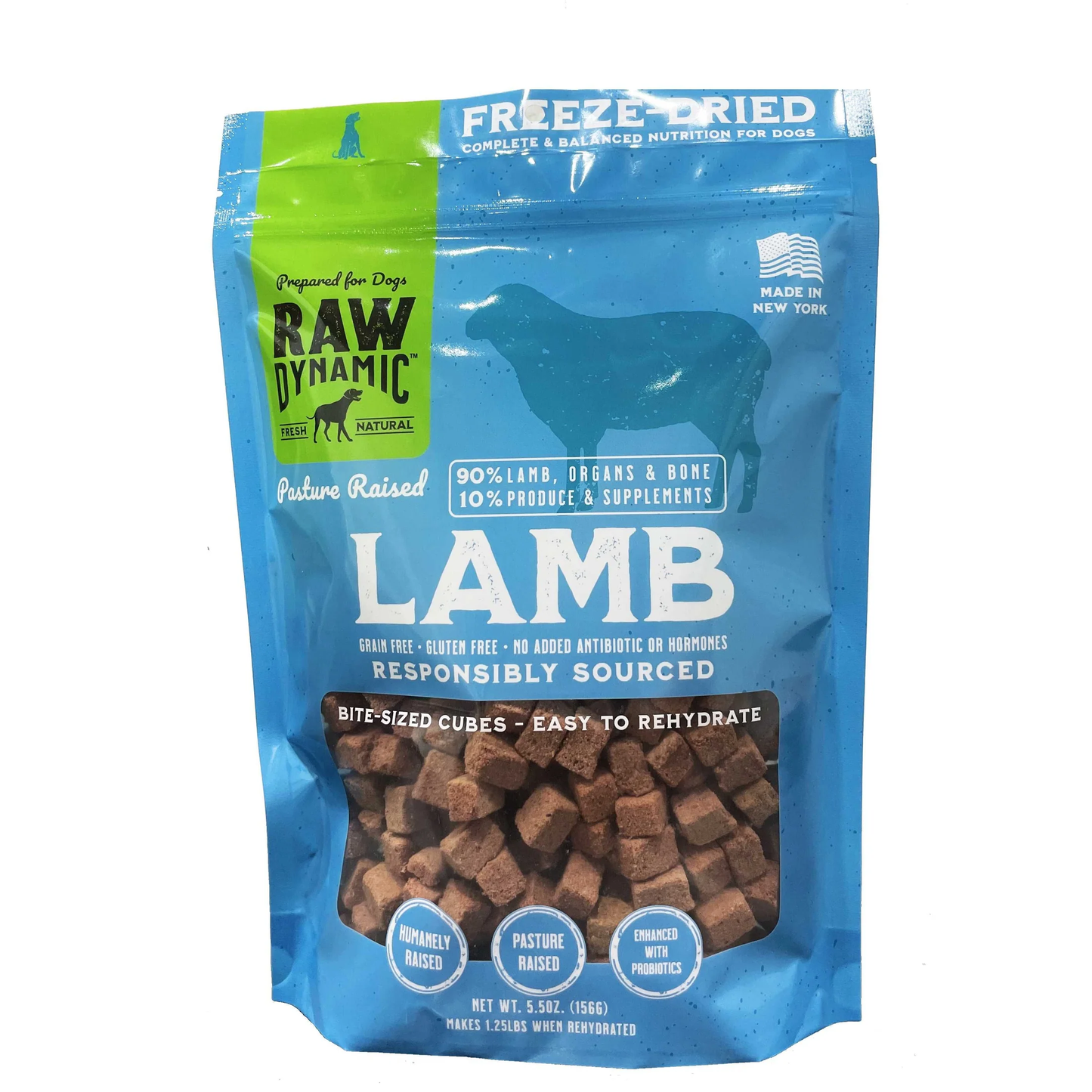Raw Dynamic- Freeze Dried Lamb 14oz