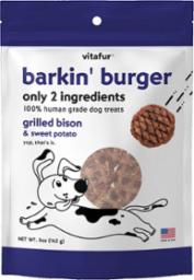 Vitafur Barkin' Burger - Bison and Sweet Potato 5oz