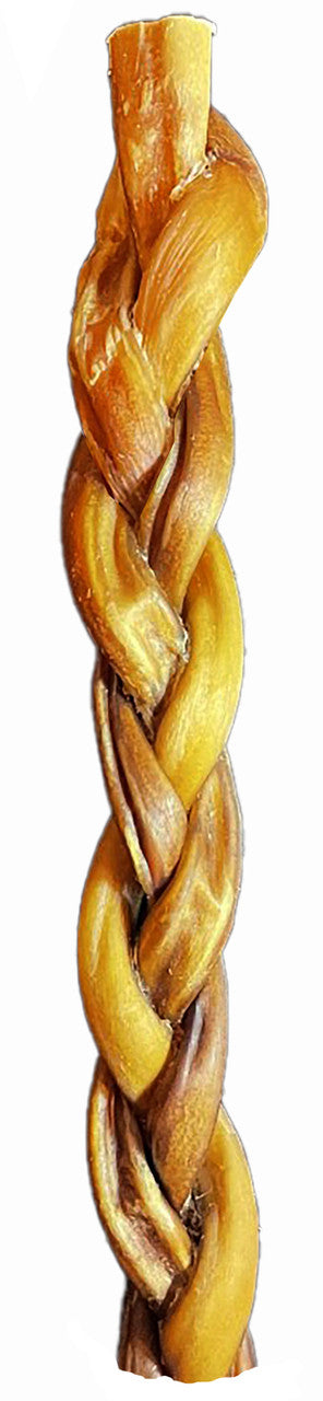 The K9 Shop 6" Braided Cow Skin Stick
