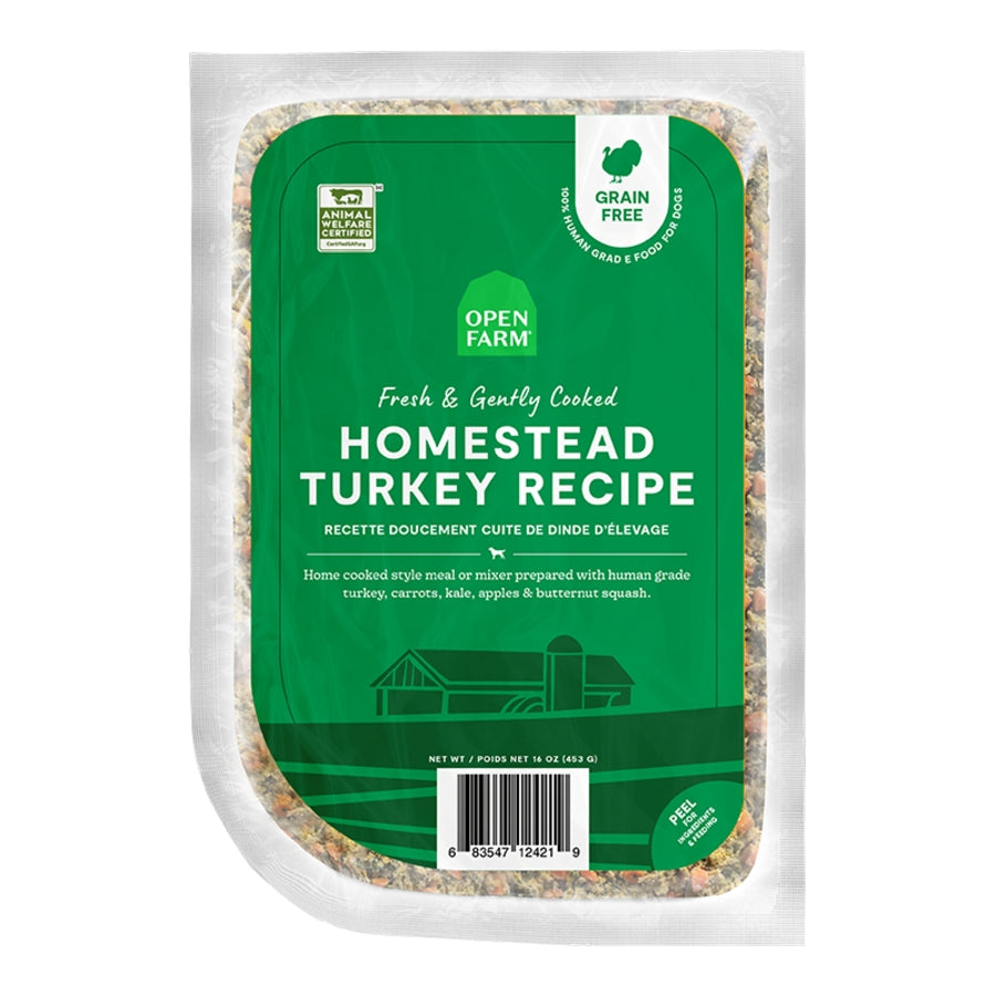 Open Farm- Frozen Gently Cooked Turkey 16oz