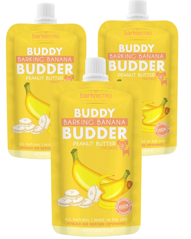 Barkin Banana - Bark Bistro Buddy Budder 4oz Squeeze