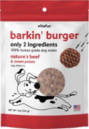 Vitafur Barkin' Burger - Sweet Potato and Beef 5oz