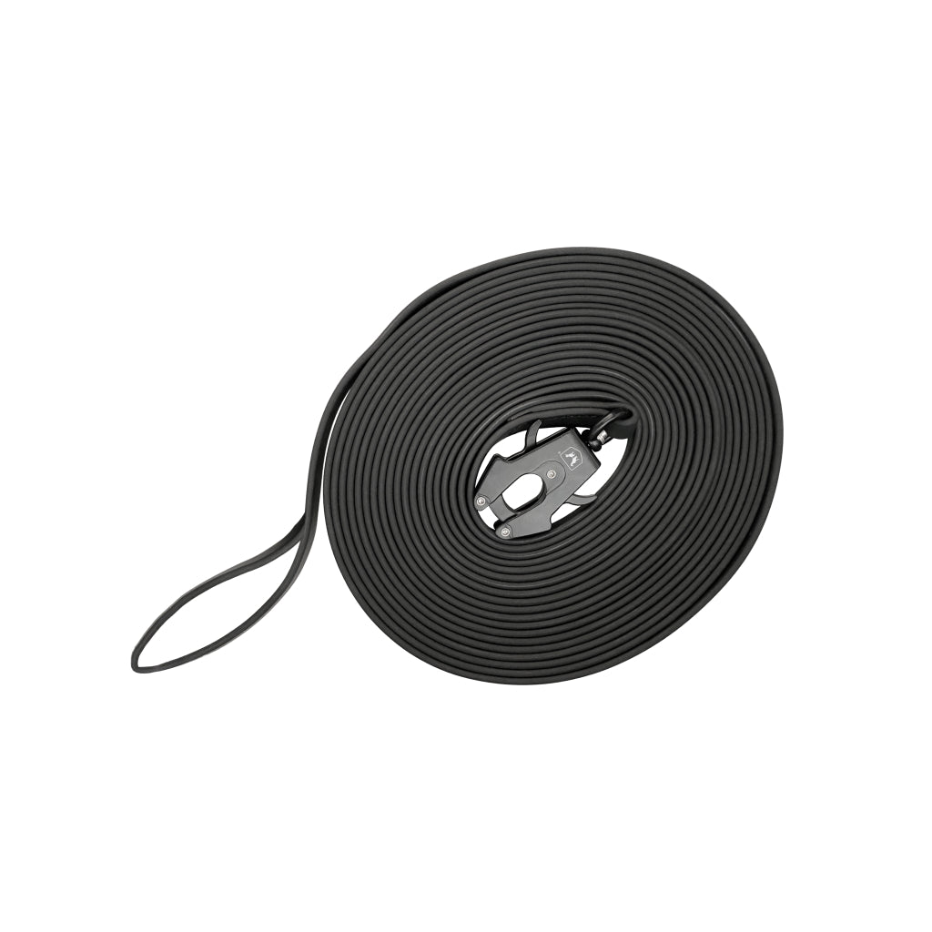 Boss Dog Tactical Tracking Leash - Biothane - 20ft - Black
