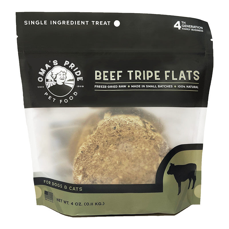 Oma's Pride - 4oz Freeze Dried Tripe Flats