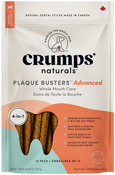 Crumps Plaque Busters Advanced Whole Mouth - 10 Pack