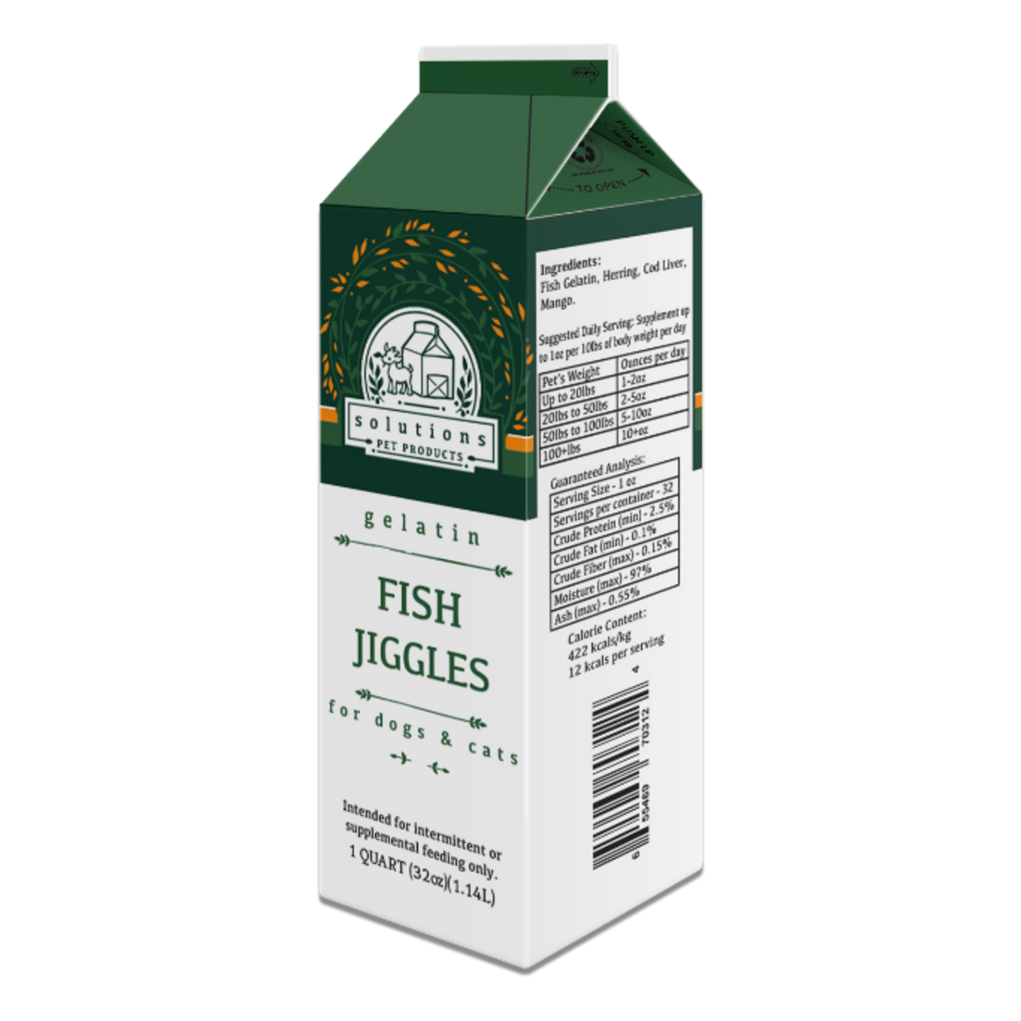 Solutions - Fish Jiggles 32oz