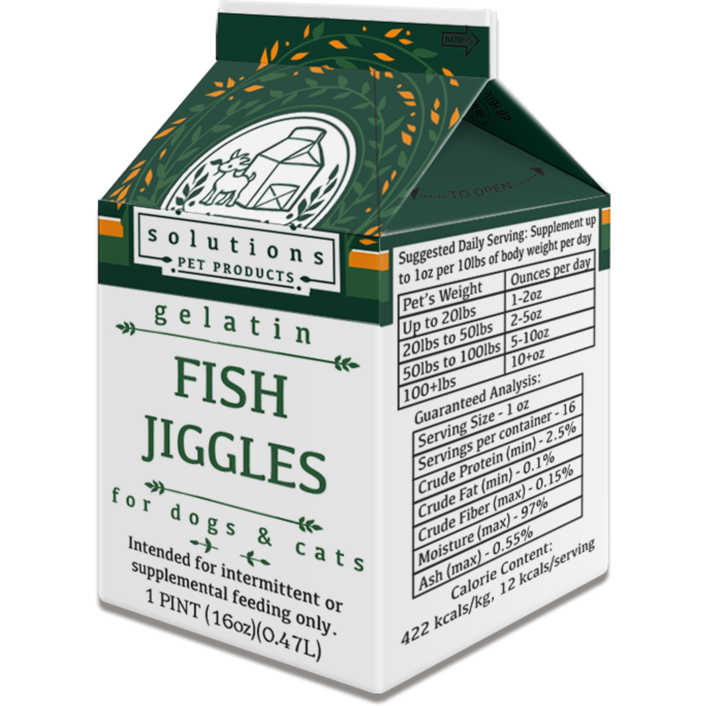Solutions - Fish Jiggles 16oz