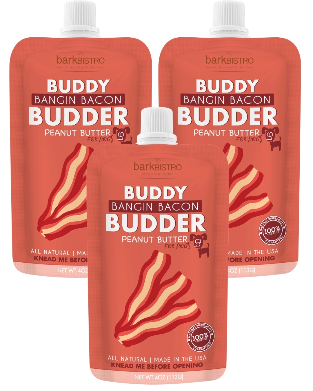 Bangin Bacon - Bark Bistro Buddy Budder 4oz Squeeze