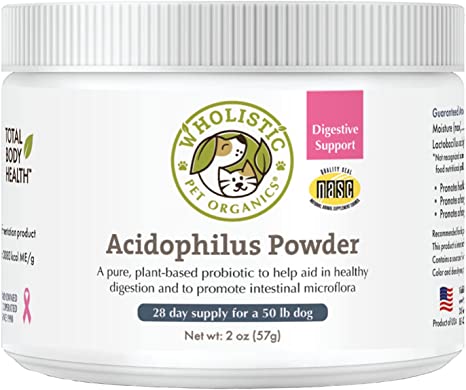 Wholistic Pet Organics Acidophilus 2oz