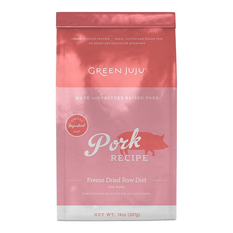 Green JuJu Freeze Dried Pork 14oz