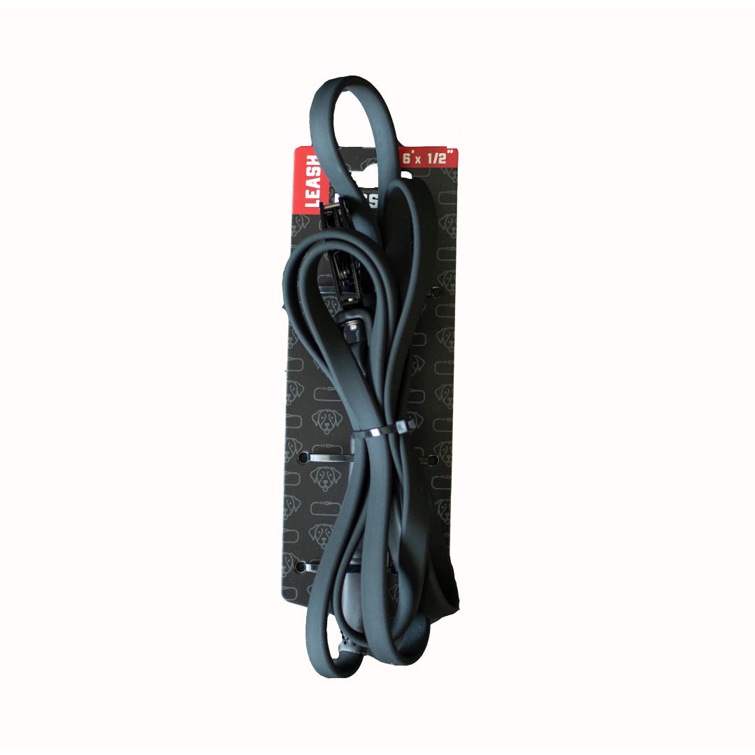 Boss Dog Tactical Tracking Leash - Biothane - 6ft - Black