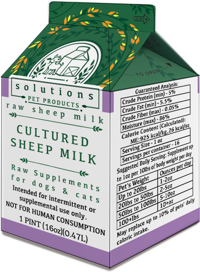 Solutions- Cultured Sheep Milk 16oz