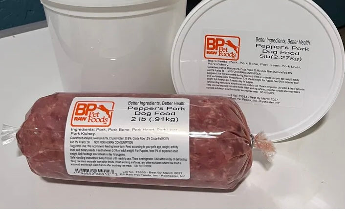 BP Raw- Peppers Pork Blend - 2lb
