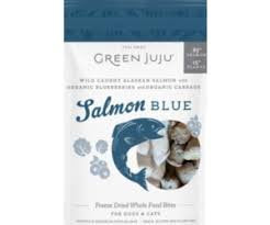 Green JuJu Salmon Blue Freeze Dried Treats 7.5 oz