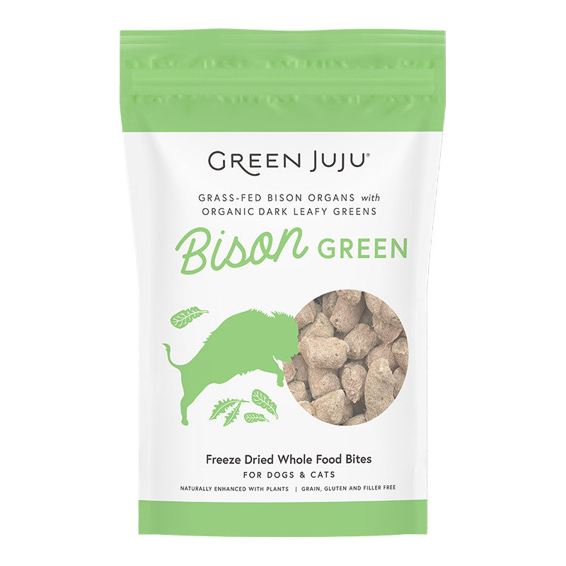 Green JuJu Bison Green Freeze Dried Treats 2.5oz
