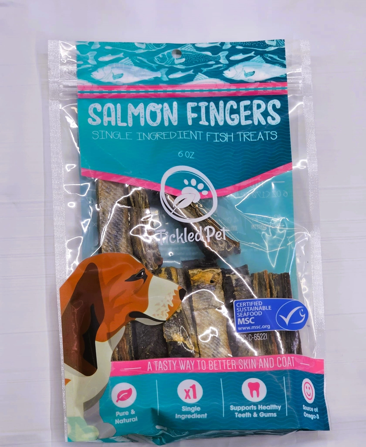 Tickled Pet Salmon Fingers 6oz