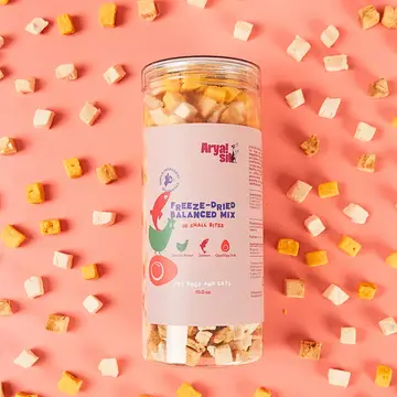 Arya Sit- Freeze Dried Balanced Mix Bites 10oz (Chicken, Salmon, & Yolk)
