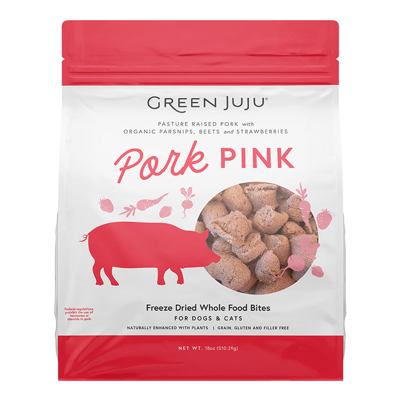 Green Juju Freeze Dried Pork Treats 18oz
