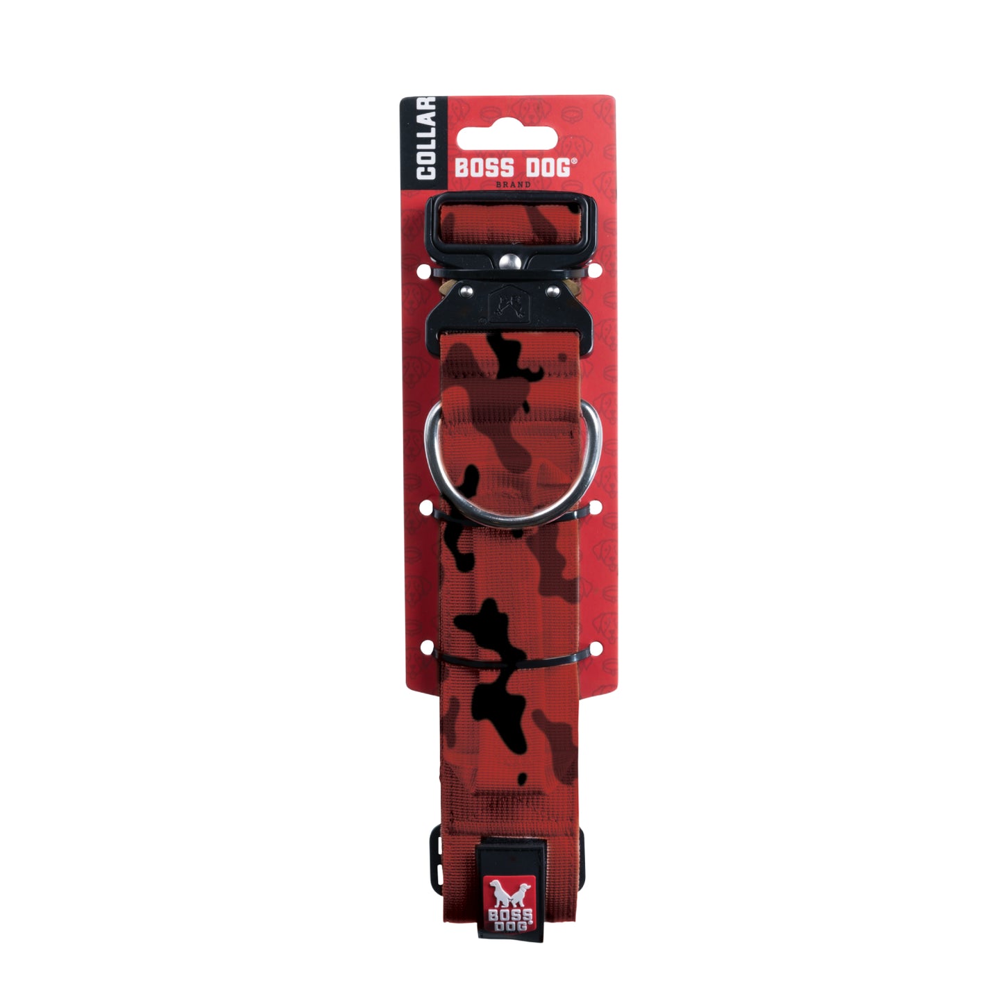 Boss Dog Collar M- Red Camo