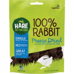 Hare of the Dog Freeze Dried Rabbit Treats 2.25oz