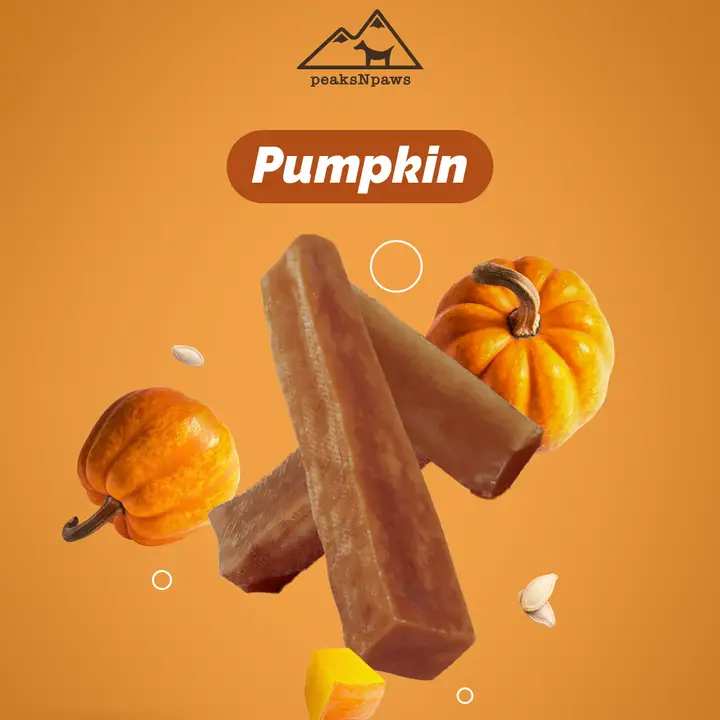 Peak n’ Paws Yak Chew Individual Pumpkin