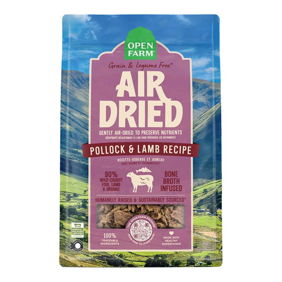 Open Farm- Air Dried Harvest Pollock & Lamb 2lb