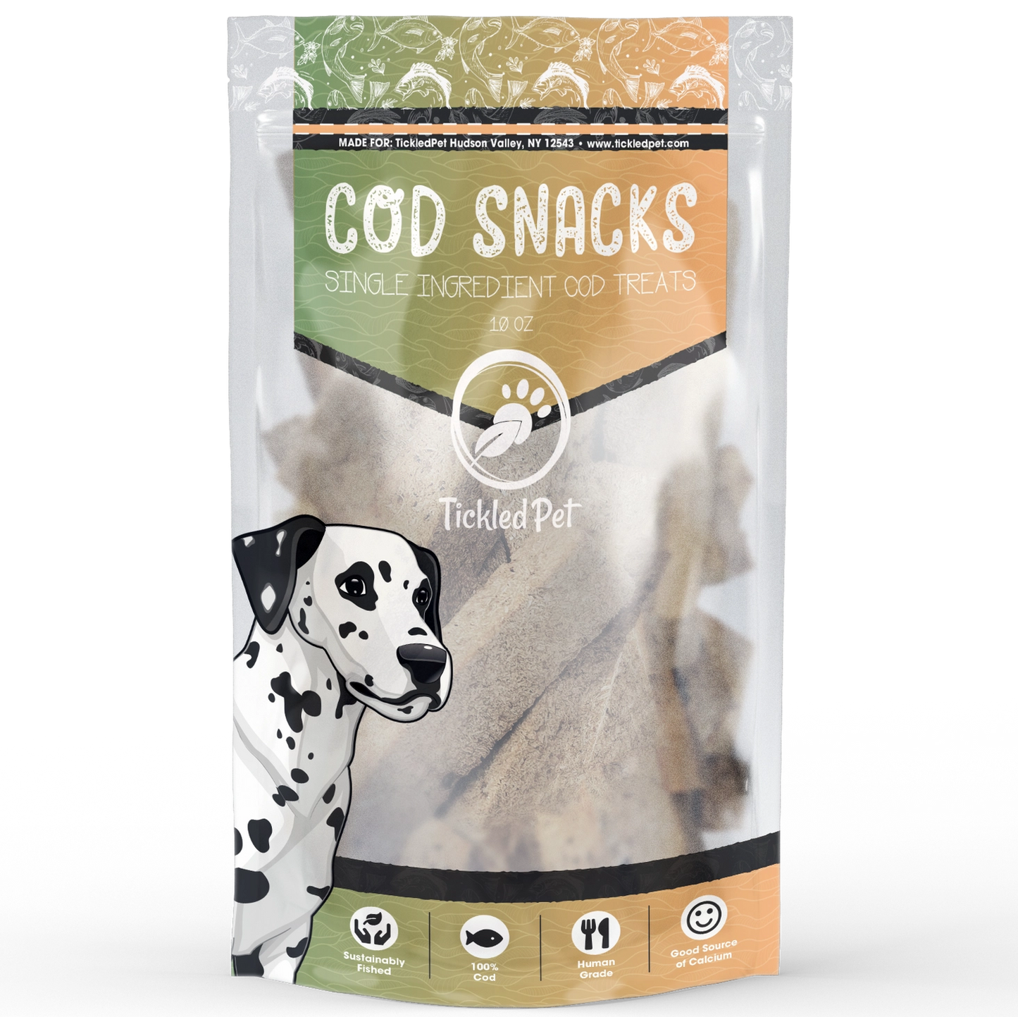 Tickled Pet Cod Snacks 10oz