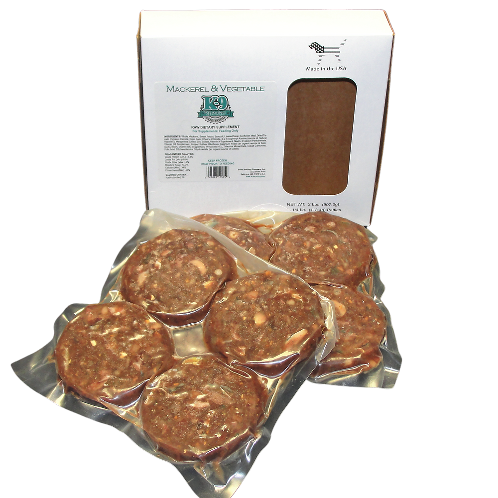 K9 Kraving Mackerel Patties