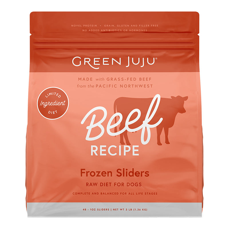 Green JuJu Frozen 1oz Beef Sliders 3lb