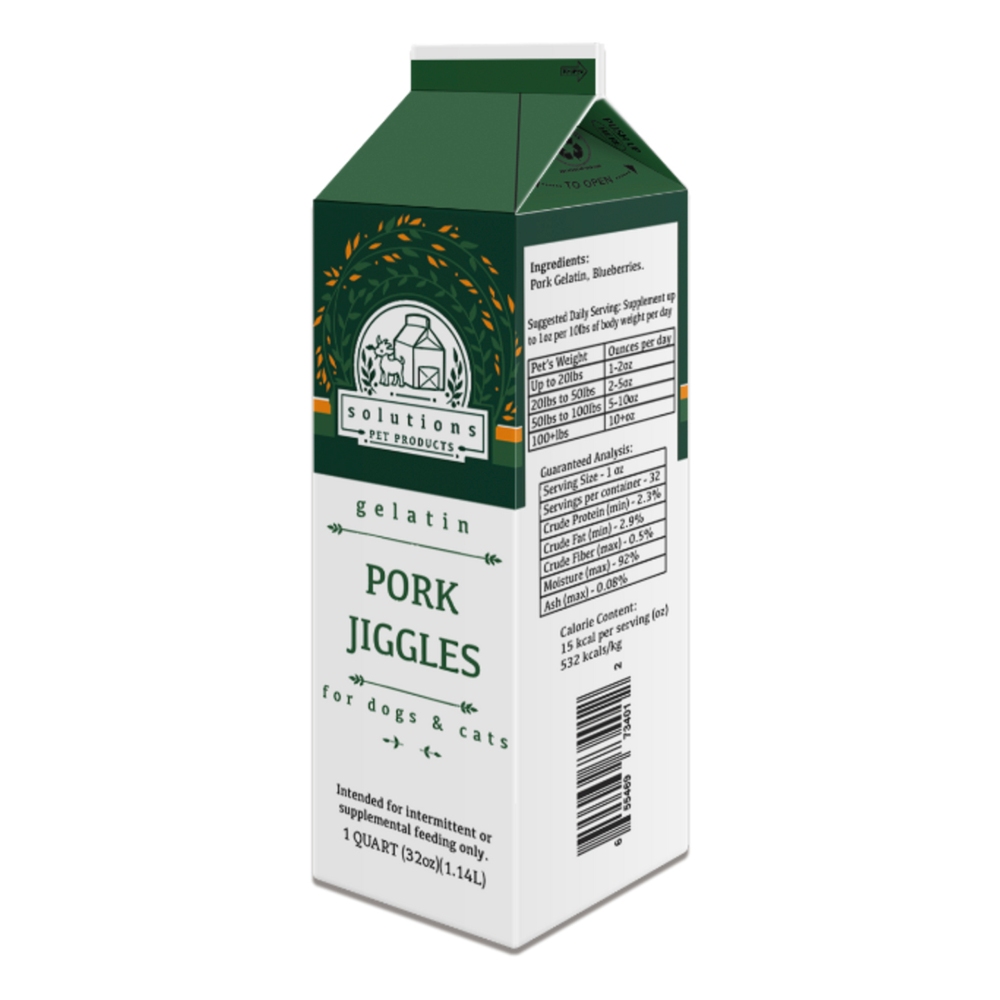 Solutions - Pork Jiggles 32oz