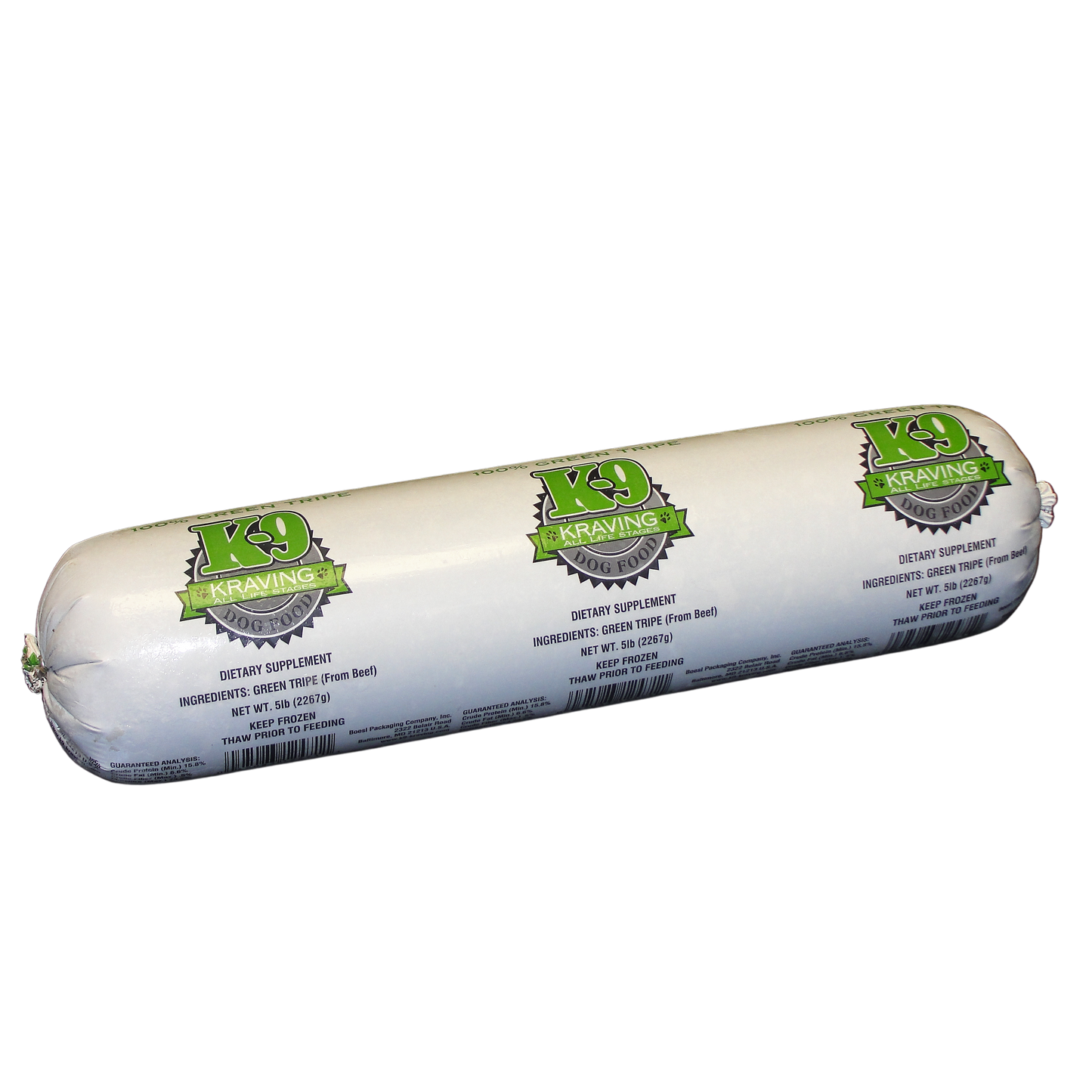 K9 Kraving Green Tripe 5lb