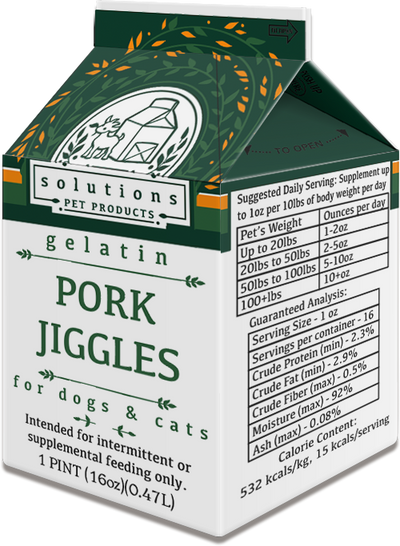 Solutions - Pork Jiggles 16oz