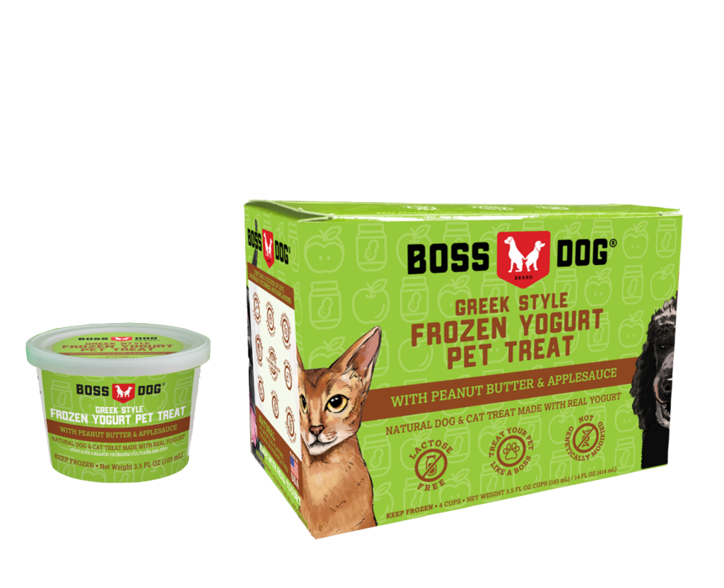 Boss Dog Yogurt 4pk. PB and Applesauce