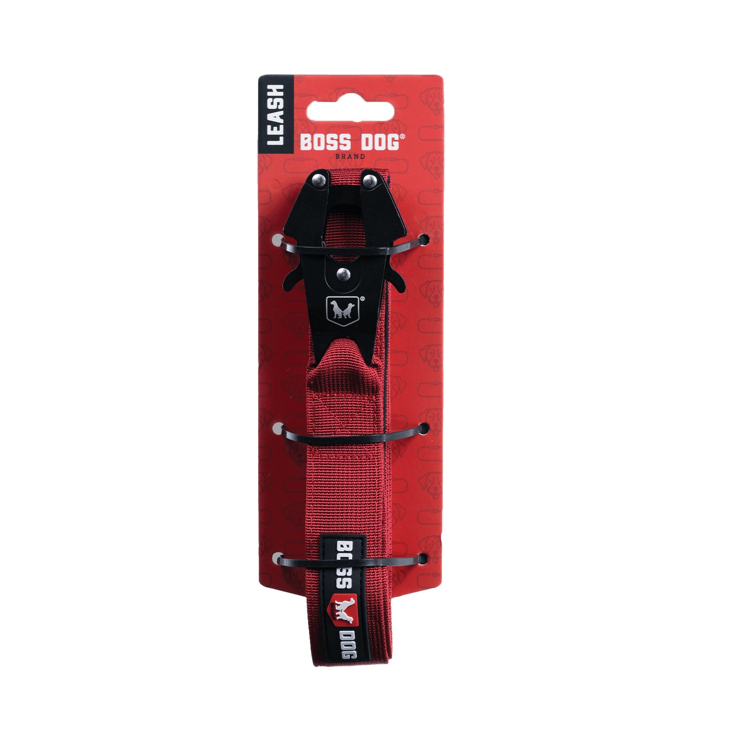 Boss Dog Leash 4FT Red