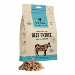 VITAL ESSENTIALS DOG FREEZE-DRIED MINI NIBBLETS BEEF 14oz