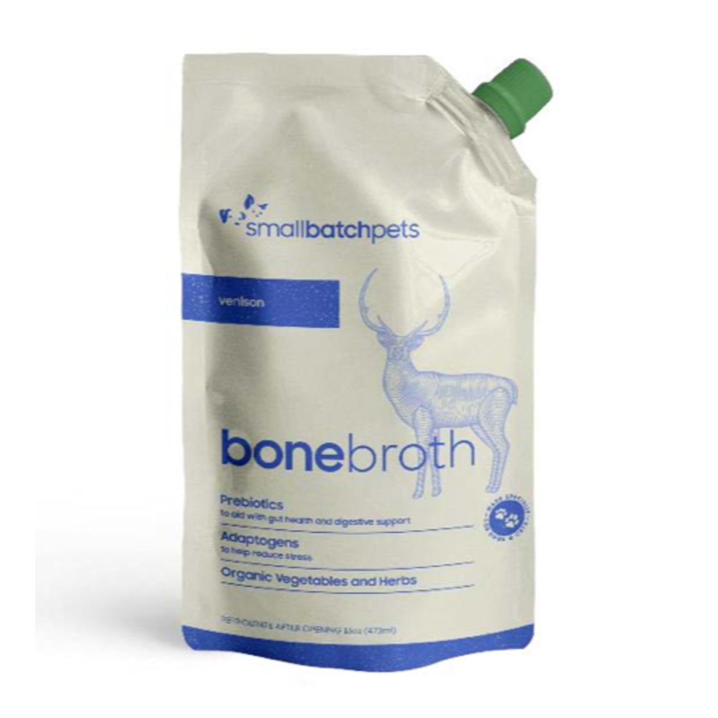 Small Batch Venison Bone Broth 16oz