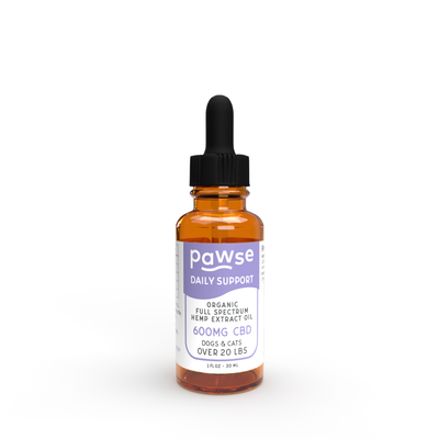 Pawse - Daily Support 600mg Oil (Medium & Large Dogs)