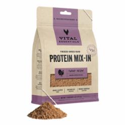 VITAL ESSENTIALS DOG FREEZE DRIED TOPPER GROUND TURKEY 6oz