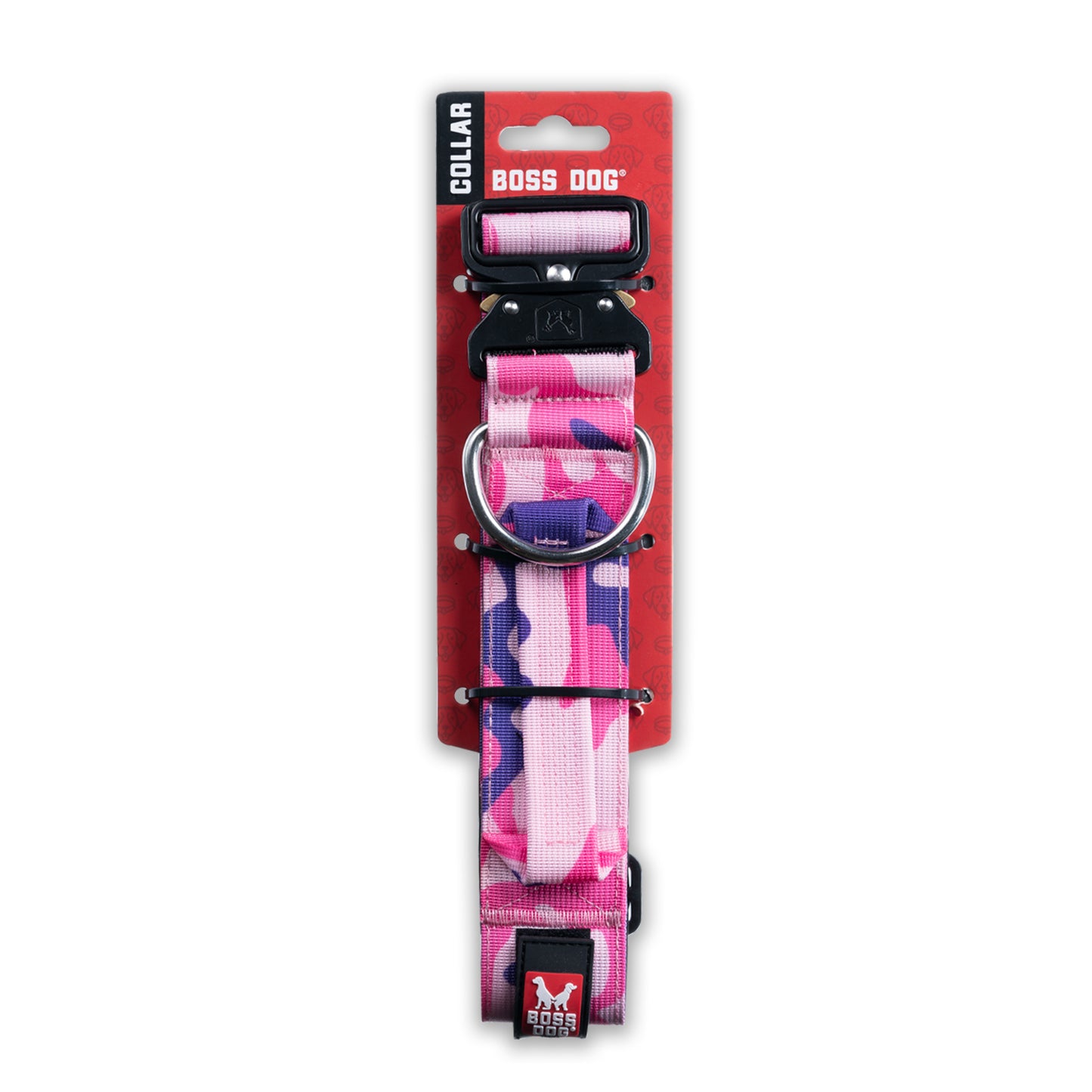 Boss Dog Camo Pink 1.5" Medium Collar