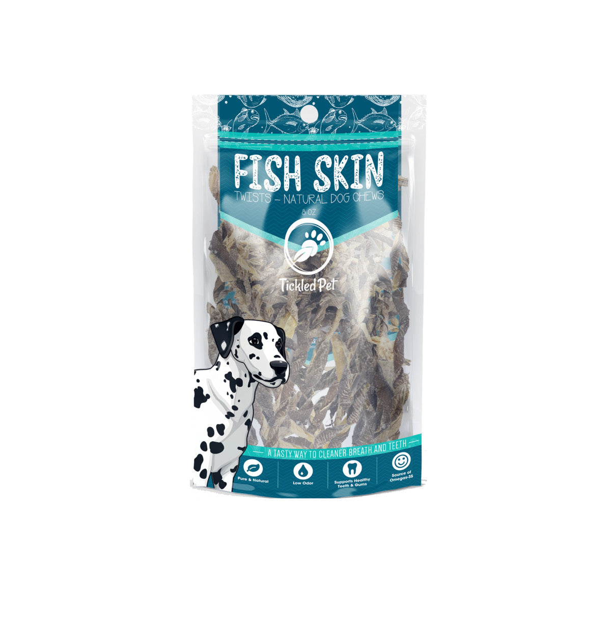 Tickled Pet Cod Fish Skin Twists 8oz