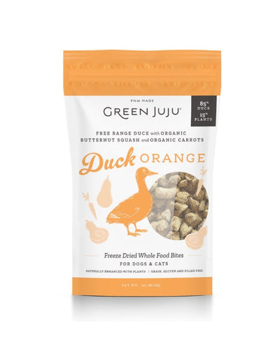 Green Juju Duck Orange Treats 3oz
