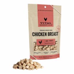 VITAL ESSENTIALS DOG FREEZE-DRIED TREAT CHICKEN BREAST 2.1oz