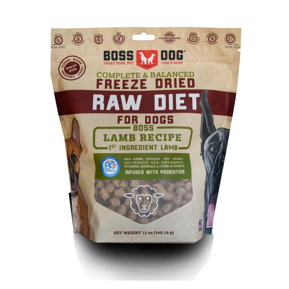 Boss Dog  Freeze Dried Lamb 12oz