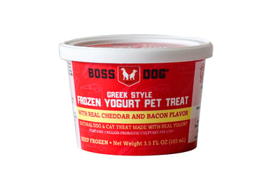 Boss Dog Yogurt Cheddar and Bacon 3.5ozBoss Dog Yogurt Cheddar and Bacon 3.5oz