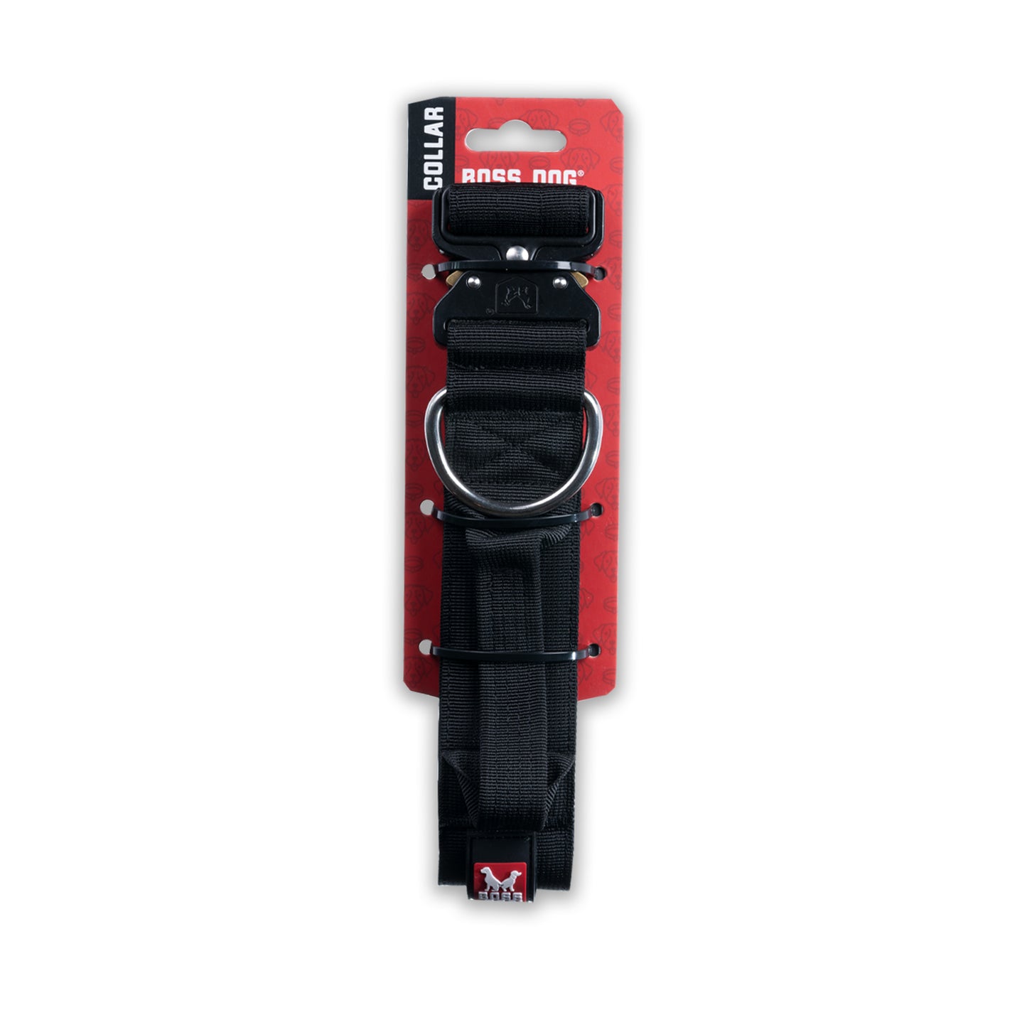Boss Dog Black Collar 1.5" Medium