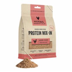 VITAL ESSENTIALS DOG FREEZE DRIED TOPPER GROUND CHICKEN 6oz