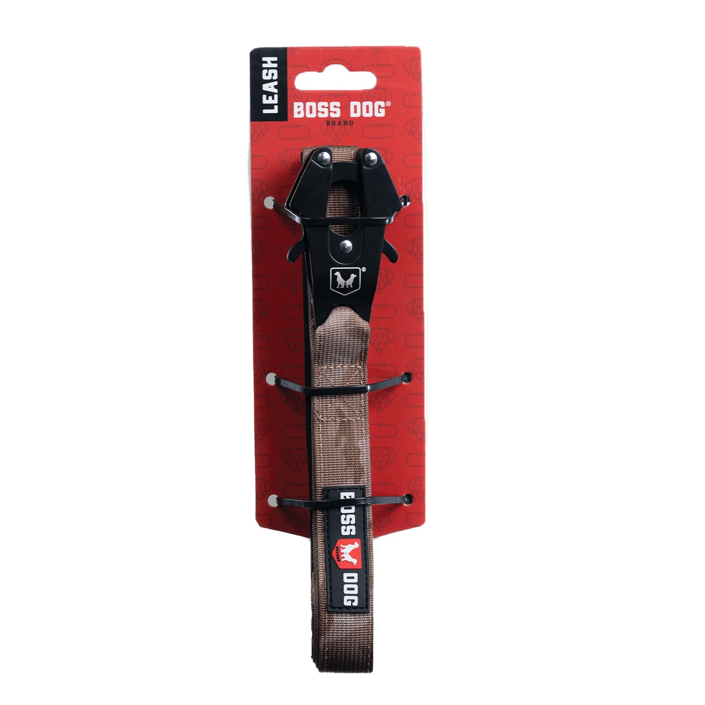 Boss Dog Leash 4FT Camo Tan